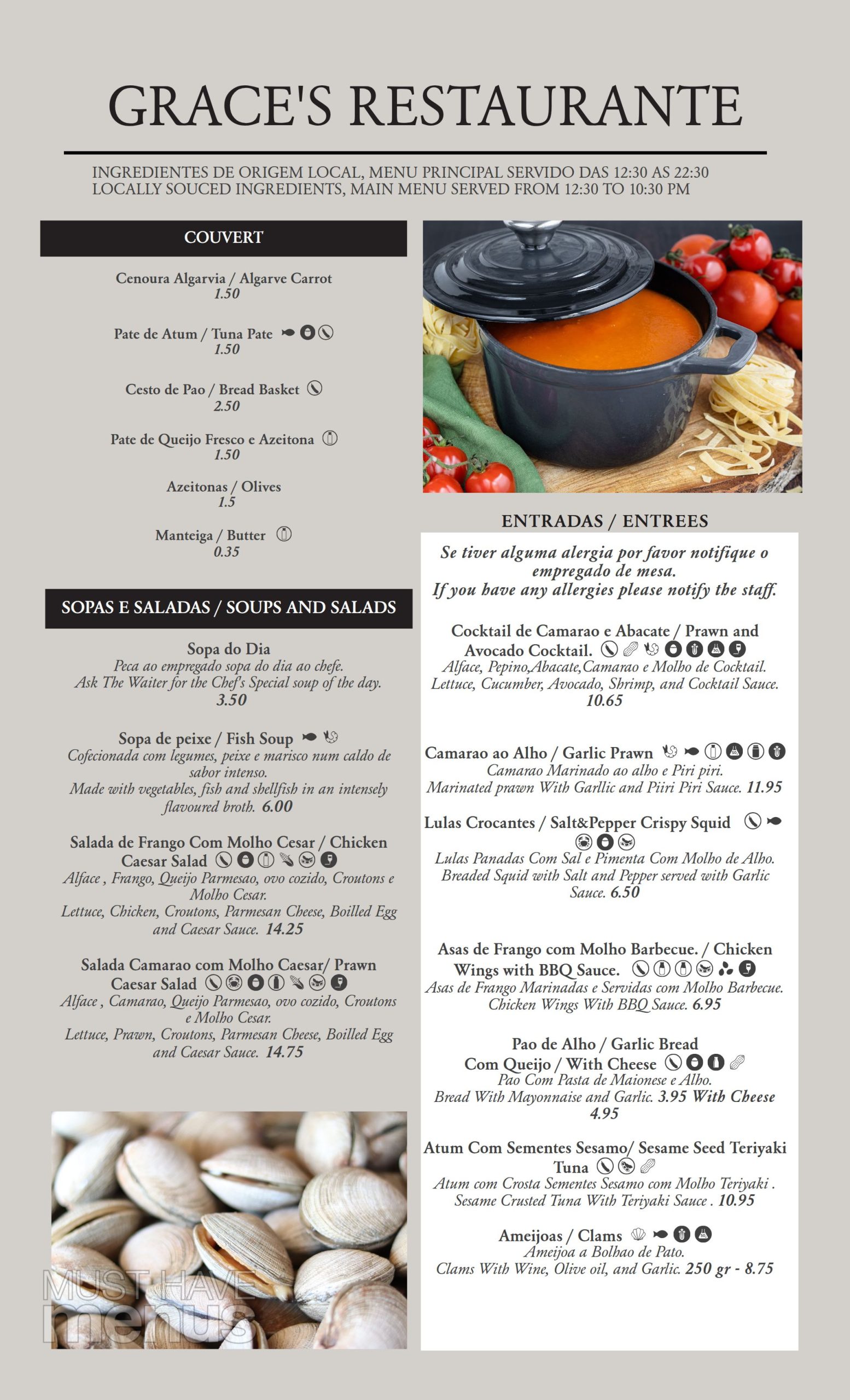 Menu Image One